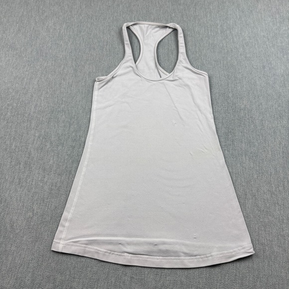 lululemon athletica Tops - Lululemon Tank Top Womens 4 Gray‎ Cool Racerback Stretch Yoga Workout Athletic